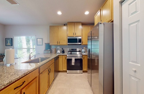 Palm Coast House | Beachy Villa Steps to Malacompra Beach Sleeps 8, near parks, golf & restaurants
