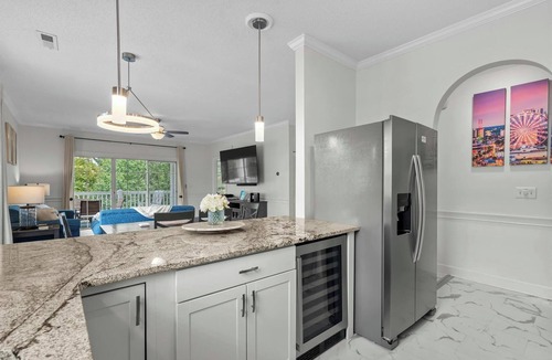 Central Myrtle Beach Condo | Beautiful 2-bedroom 2-bath condo by golf course and a mile from the beach!