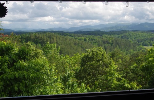 Morganton Cabin | Beautiful all season's view of the Blue Ridge Mountains.