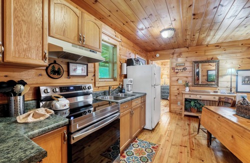 Townsend Cabin | Beautiful mountain cabin with river access. Firepit and wood burning fireplace .