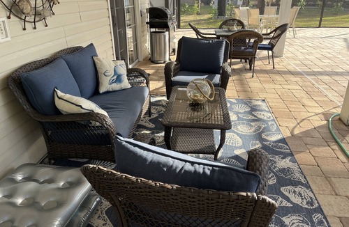 Bokeelia Apartment | Beautiful pool home on canal with 45-foot boat dock. 10 minutes to Gulf by boat.