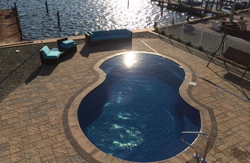 Ortley Beach House | Beautiful Private Bay Front House with Pool & Dock