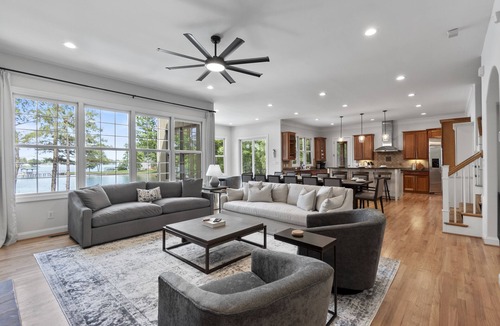 Denver House | Beautiful Waterfront Home with Pool/Hot Tub/Firepit/Kayaks/Arcade - Ideal for up to 14 Guests