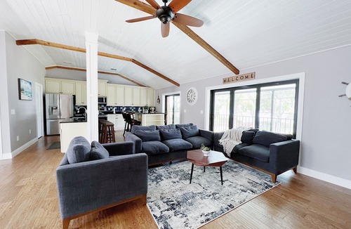 Bradenton House | Beautiful Waterfront Home with Pool, Game Room, and Fire Pit