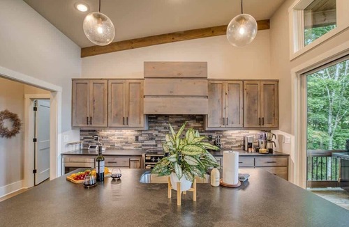 Morganton Cabin | Berry Refined - Luxury, views, hot tub, spacious