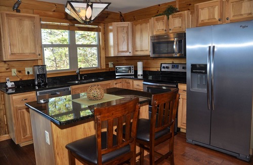 Bostic Cabin | Best View In NC, Gorgeous Luxury Log Cabin with Burn Pit, Wifi, Dish with HDTV