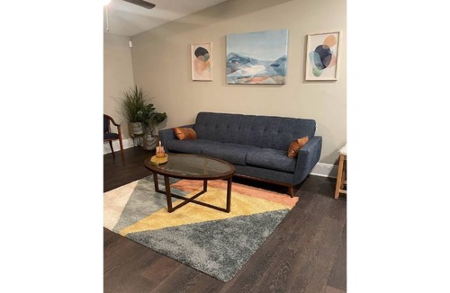 Church Street House | Blue Bungalow near Atlanta Airport