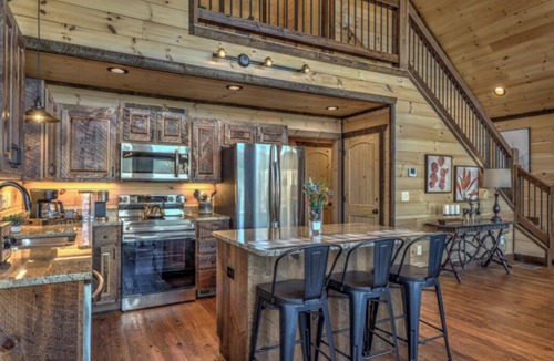Morganton Cabin | Blue Ridge Cabin, Mountain Views, Hot Tub, Game Room – Sleeps 12 Near Downtown