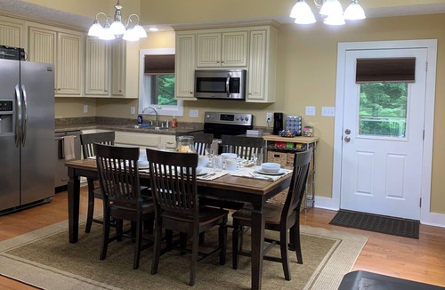 Flat Top House | Blue Stone River Trail Luxury Retreat. Close to 77 Private relaxing setting