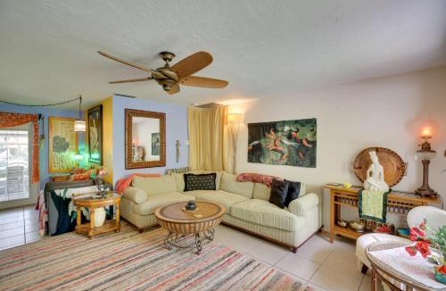 Bonita Springs House | Boho-Style Escape with Patio about 3 Mi to Bonita Beach!