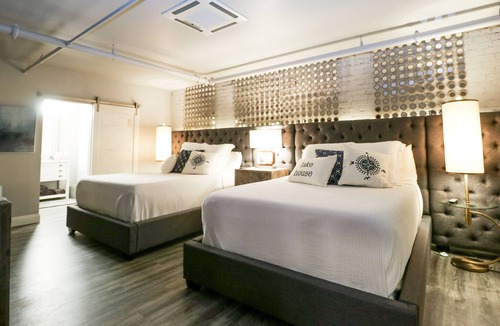 Seneca Apartment | Boutique hotel in historic downtown Seneca Room #3, two Queen beds.