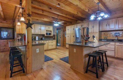 Waynesville House | Buck Run on Balsam Ridge, Log Home, A place for togetherness, Well Stocked