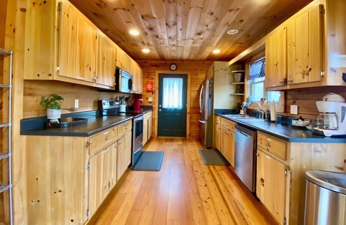 Lake Lure Cabin | Cabin w/Game Room, Fire Pit & Private River Trail