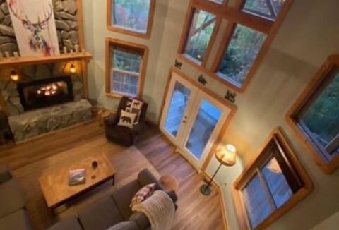 Cranberry Falls Ski Chalet | Cabin with incredible view Blue Ridge Parkway