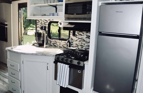 Sparta House | Camp Wee Acres. Cozy camper with beautiful views.
