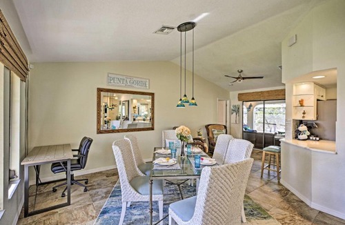Punta Gorda House | Canal Waterfront Home with Private Pool and Dock!