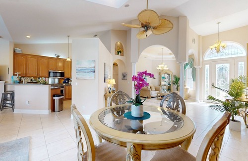 Palm Harbor House | Canalfront Home with Private Pool, High-Speed WiFi, Central AC, and Dock!