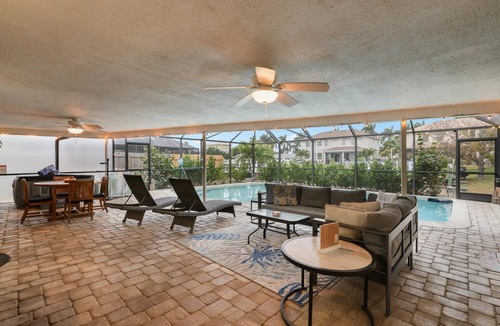 Yacht Club House | Cape Coral VIP Heated Pool, Spa, Direct access Boat lift, Gameroom, Scooters