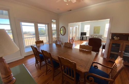 McClellanville House | "Cape View" Relaxing home with private dock on the ICW with Lighthouse Views!