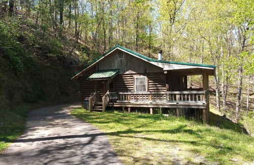 Ellijay Cabin | Carters Lakeside Log Cabin #1. Located in Carters Lake Marina, with boat slip !
