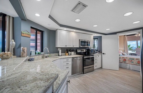 Sand Key Condo | CBC 1-3G – 5 Balconies with Gulf & Intercoastal Views, Pool, Hot Tub and more!
