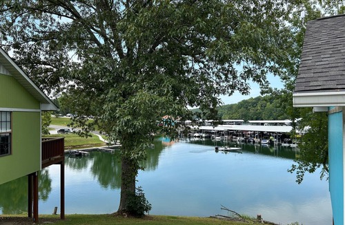 Winchester Cabin | Charming 2-bedroom cabin with Tims For Lake views from your private deck!