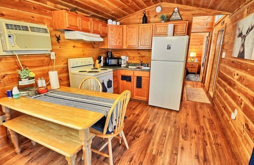 Crumpler Cabin | Charming 2-bedroom tiny home in Crumpler, NC, perfect for a cozy getaway.