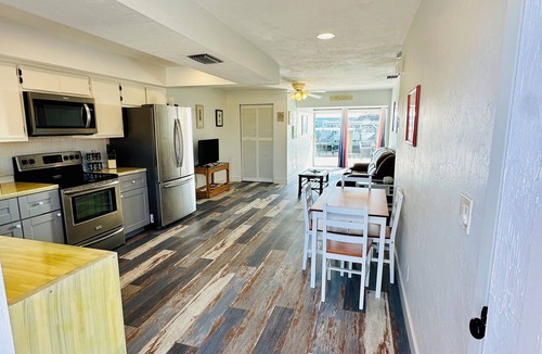 Matlacha House | Charming 2-bedroom waterfront townhome with WiFi, AC Hot Tub and dock