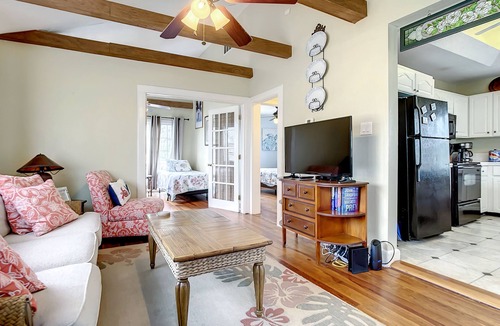 New Smyrna Beach House | Charming Carriage House near Historic Canal Street, Minutes to the Beach!