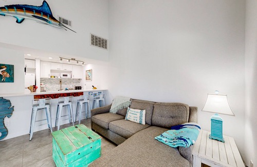 Villa Sabine Condo | Charming coastal condo with water views, great location, balcony, WiFi, A/C