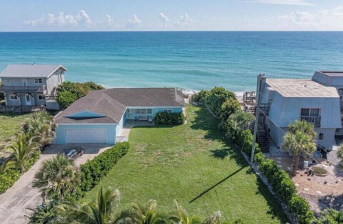 Melbourne Beach House | Charming Home directly on Private Beach