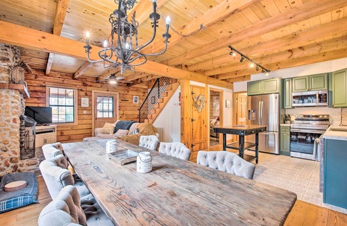 Milledgeville Cabin | Charming Lake Sinclair Cabin: Fire Pit, Dock