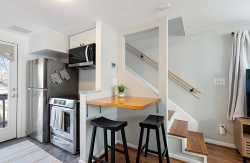 Fourth Ward House | Charming Uptown Charlotte Loft-style townhome with Private Garage!