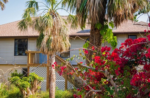 Dinkins Bayou House | Charmingly colorful home with deck, beach gear, AC & W/D - dog-friendly