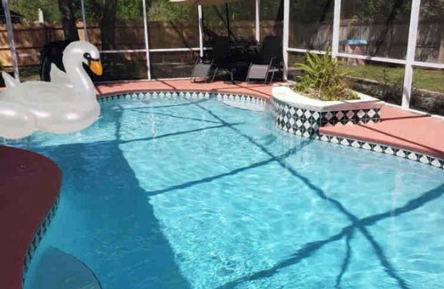 Orange Park House | Cheerful three bedroom home with a pool