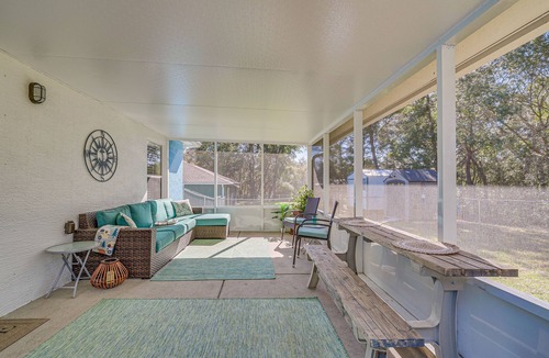 Citrus Springs House | Citrus Springs Retreat w/Grill & Screened Porch!