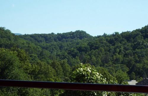 Gatlinburg Condo | Clean Condo, Walk to Everything! Back Stairs Take You Right to Downtown!