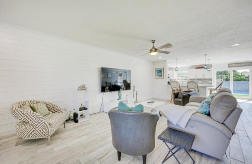 Jacksonville Beach House | Coastal Home with Heated Pool Mins to Beach and Mayo!