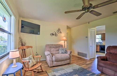 South Sea Village House | Coastal Home with Lanai, Less Than 1 Mi to Melbourne Beach!