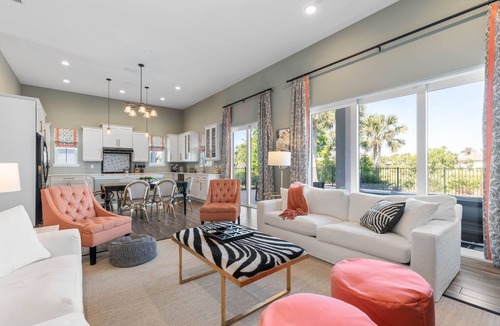 Palm Coast House | Cocos Cottage - amazing views over the golf course & lake at Cinnamon Beach!
