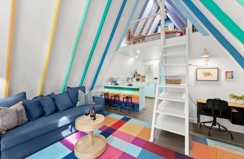 Cleveland Cabin | Color Me Cozy A-Frame - Stylish North Georgia Cabin Near Helen