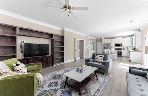 Alpharetta House | Comfortable 4BR Home w/Big Backyard & Dedicated Workspace｜Pet-Friendly #41889