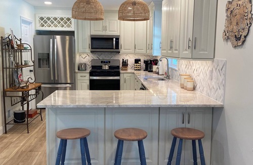 Del Haven House | Comfortable, Spacious Home with Pool and One Block to Delaware Bay!
