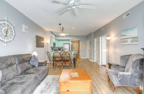 Red Hill Condo | Community Pool & Tennis Court: Myrtle Beach Condo
