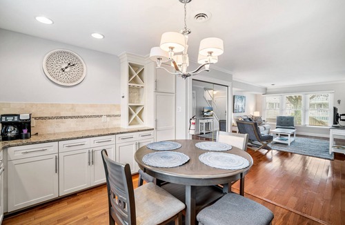 Brigantine House | Condo across from beautiful beach with Pool! Two Floors!