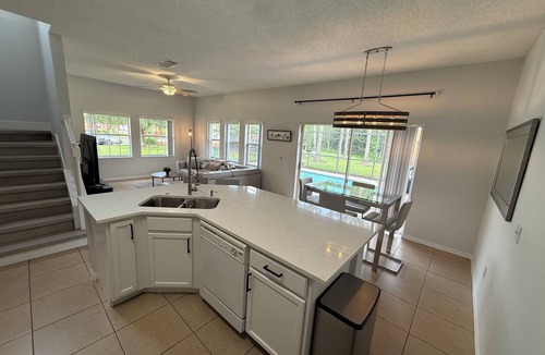 Kissimmee House | Corner Resort Luxe 4BR 3BA with Private Pool Near Parks