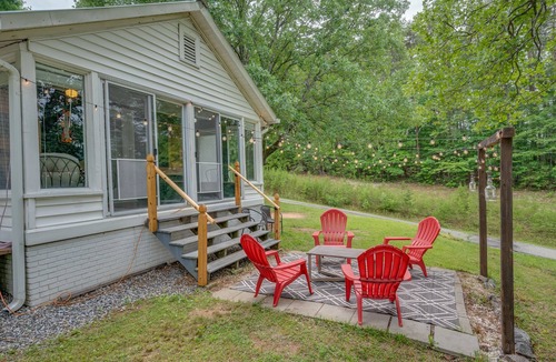 Mill Spring House | Country View Oasis with Fireplace and Firepit