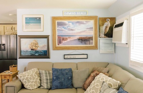 Bowers Beach Cottage | Cozy 2-bedroom, Dog friendly cottage in Bowers Beach - Steps From the Sand!