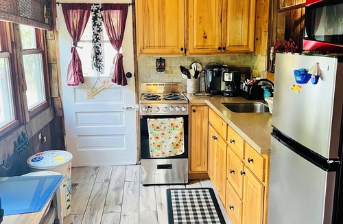 Monroe House | Cozy Cabin with Sauna & Firepit!