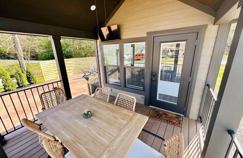 Morganton House | Cozy Cottage at Waterside Tiny Home & RV Community